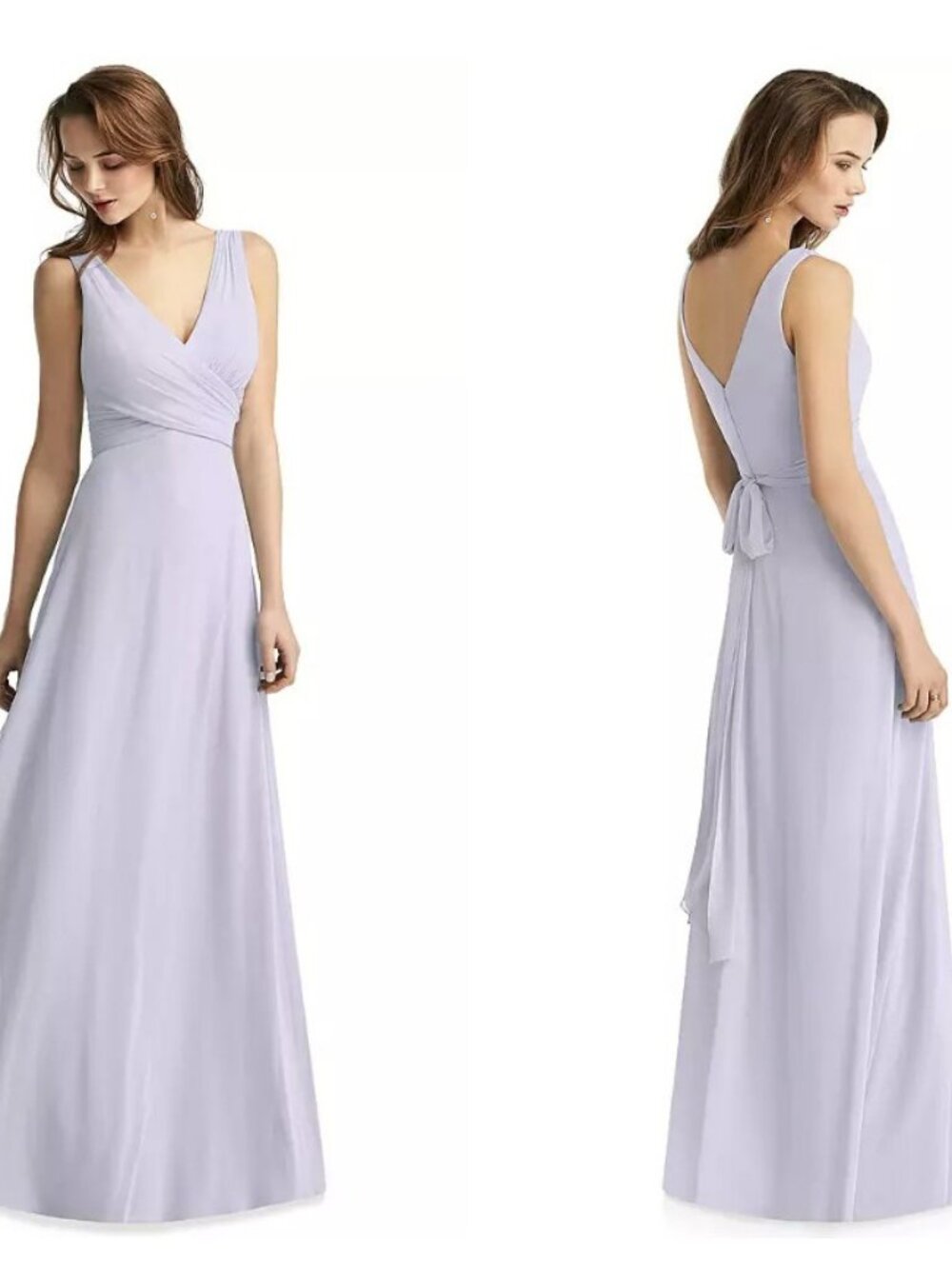 NEW Thread Womens 10 Bridesmaid Style Layla in Silver Dove Sleeveless Maxi Dress